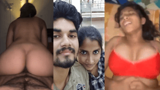 Desi Sweet Big Boobs Tamil Full Video | Sweet Big Boobs Tamil Girl Giggles Then