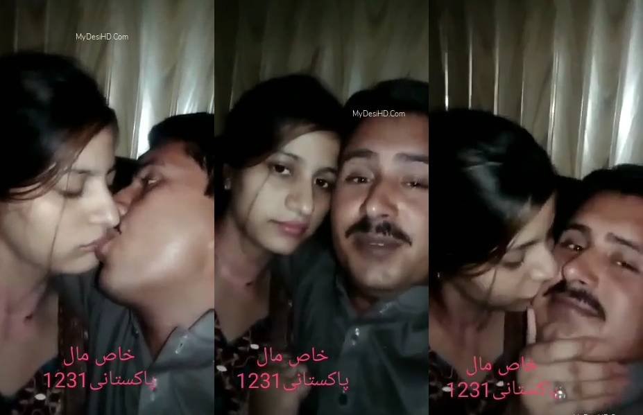 Aunty Desi Hd Video | Lucky Muslim Uncle Kissing Sister in Law