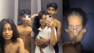 Hindi Aunty Names Girl | Cute Chashmish Girl’s Wild Side Leaked –