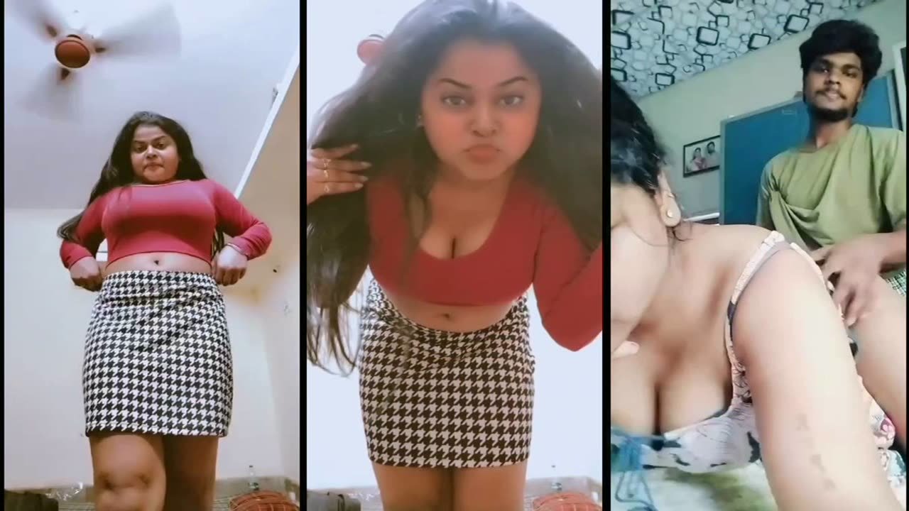 Chubby GF Posing Video Me Red Top Dance